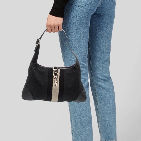 Gucci Handbags - Vintage Gucci Jackie canvas black